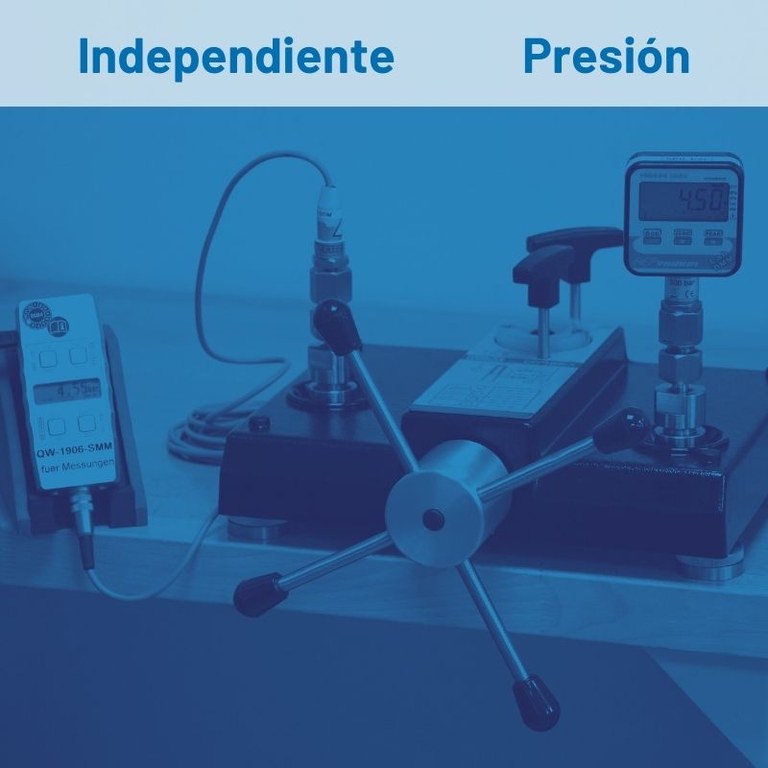 Calibración acreditada DAkkS - presión