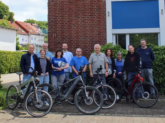 Teamfoto des Stadtradeln 2024 Teams der Erichsen GmbH & Co. KG