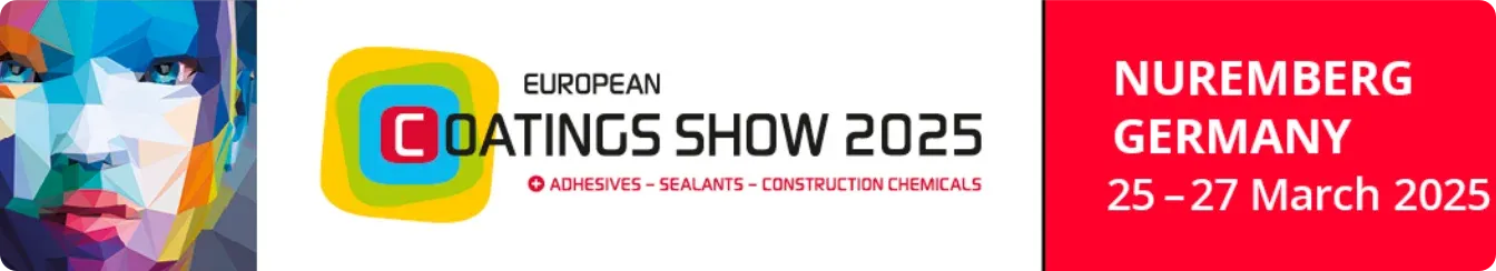 European Coatings Show 2025 Banner