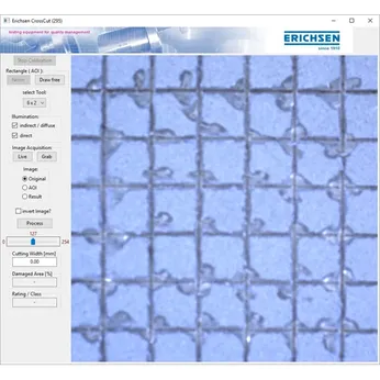 Hauptfenster Software CrossScan 295 XVI